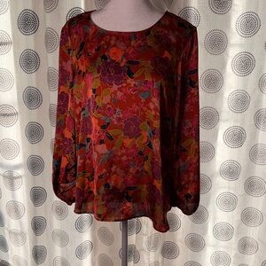 DR2 Multicolor Floral Women's Blouse